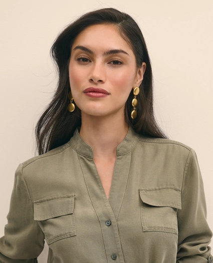 Utility Belted Shirt Dress, image 3