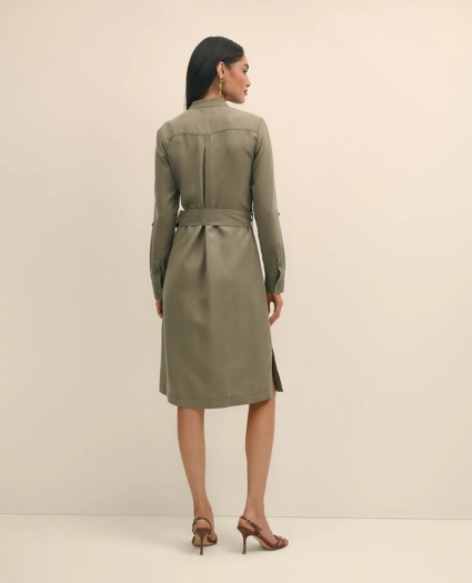 Utility Belted Shirt Dress, image 4