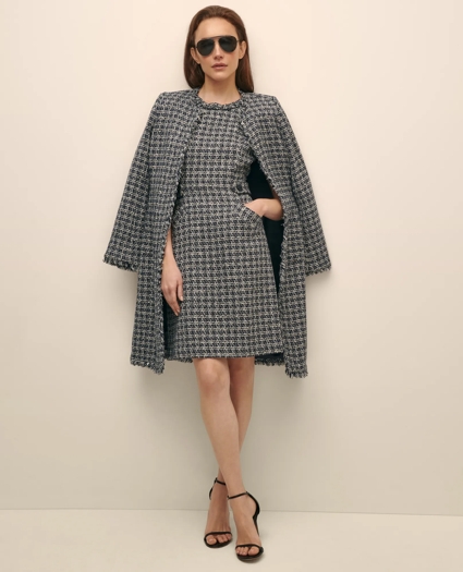 Cotton-Blend Boucle Sheath Dress & Jacket Set, image 1