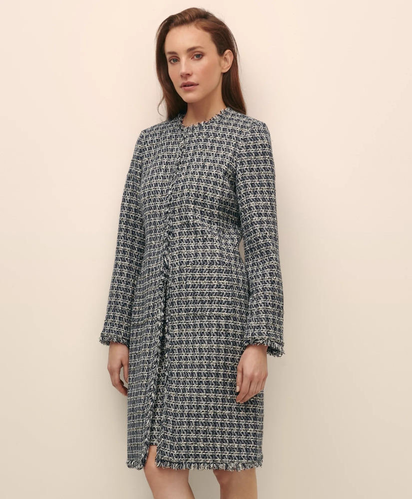 Cotton-Blend Boucle Sheath Dress & Jacket Set, image 4