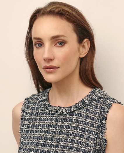 Cotton-Blend Boucle Sheath Dress & Jacket Set, image 7