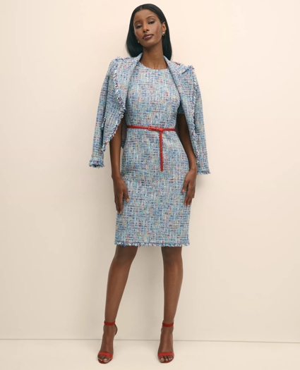 Fringed Boucle Dress, image 1