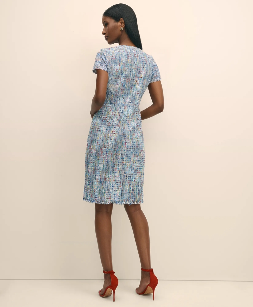 Fringed Boucle Dress, image 4