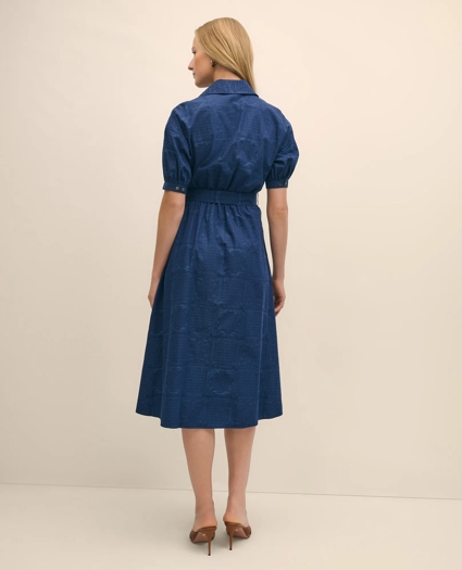 Cotton Paisley A-line Shirt Dress, image 4