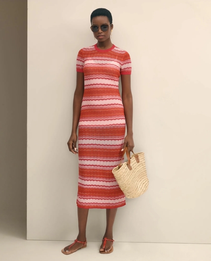 Ombre Stripe Sweater Dress, image 1