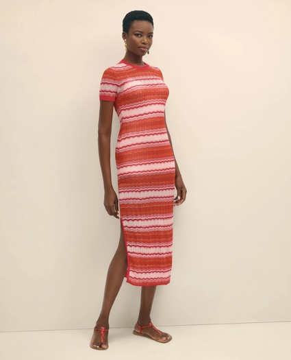 Ombre Stripe Sweater Dress, image 2
