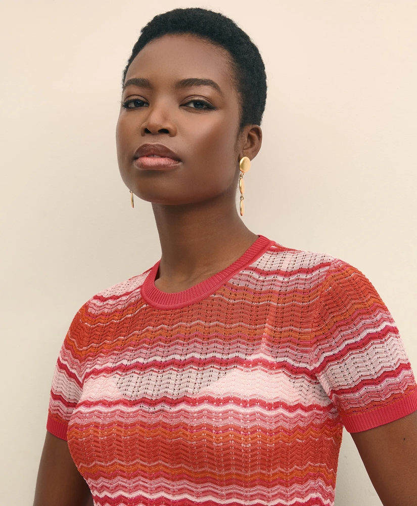 Ombre Stripe Sweater Dress, image 3