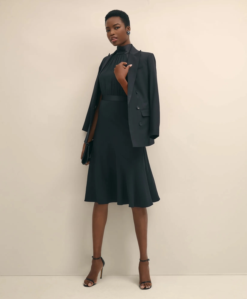 Crepe Halter Dress, image 2
