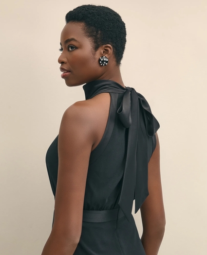 Crepe Halter Dress, image 5