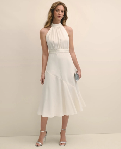 Crepe Halter Dress, image 1