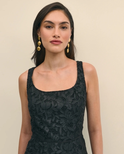 Floral Lace Overlay Sheath Dress, image 2