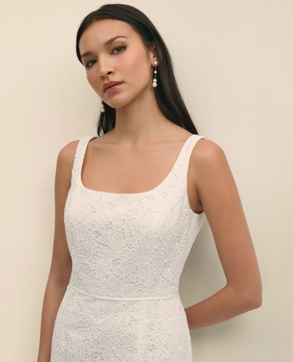 Floral Lace Overlay Sheath Dress, image 5