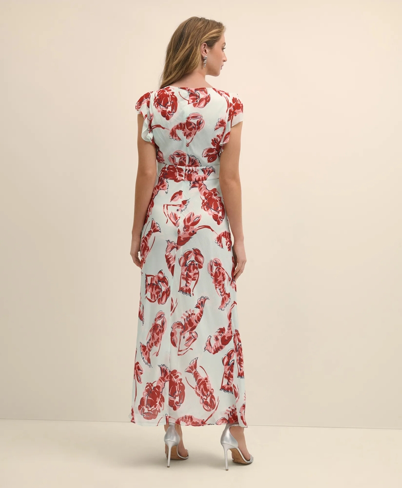 Chiffon Lobster Maxi Dress, image 4