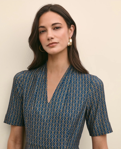 Effortless Knit Dress in Link Print, image 3