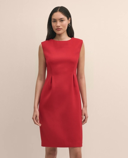Wool Blend Tulip Sheath Dress, image 1