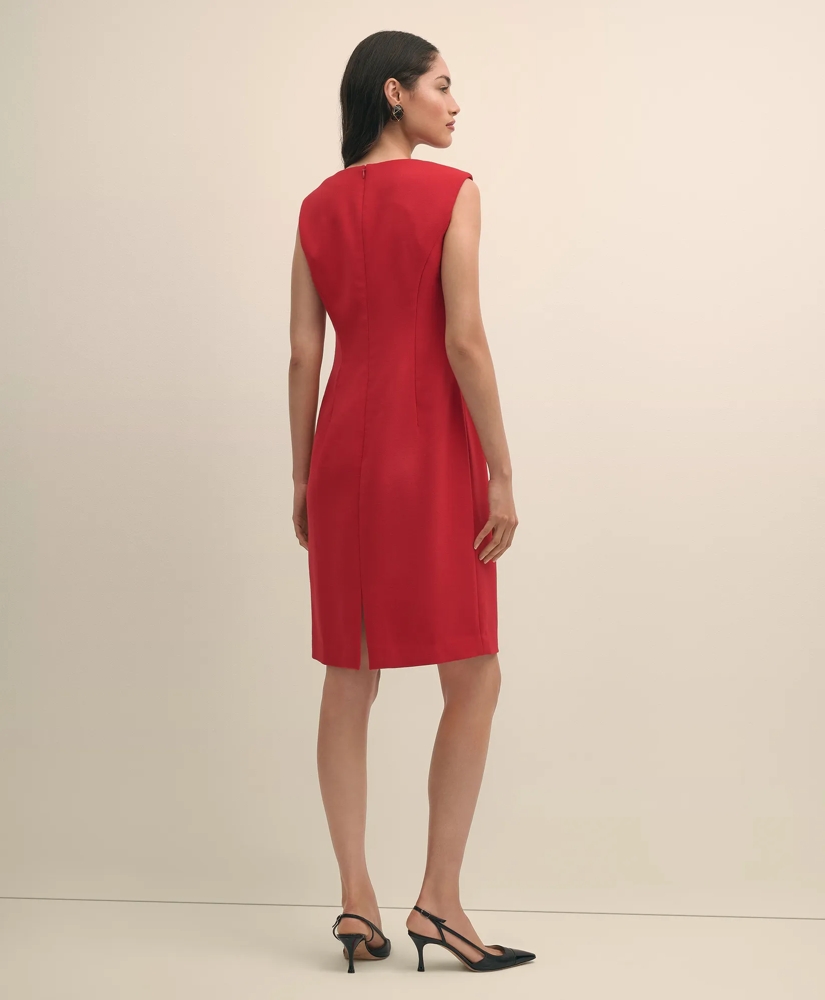Wool Blend Tulip Sheath Dress, image 5