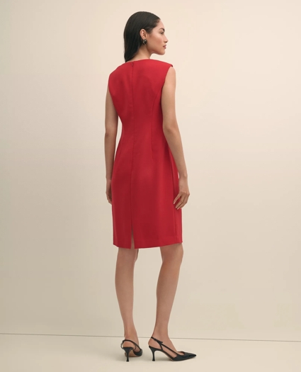 Wool Blend Tulip Sheath Dress, image 5