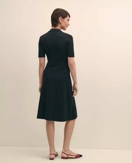 Viscose Polo Knit Dress, image 4