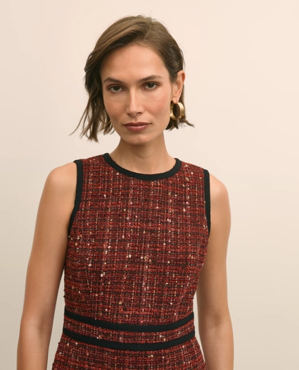 Boucle Tipped Sheath Dress, image 3