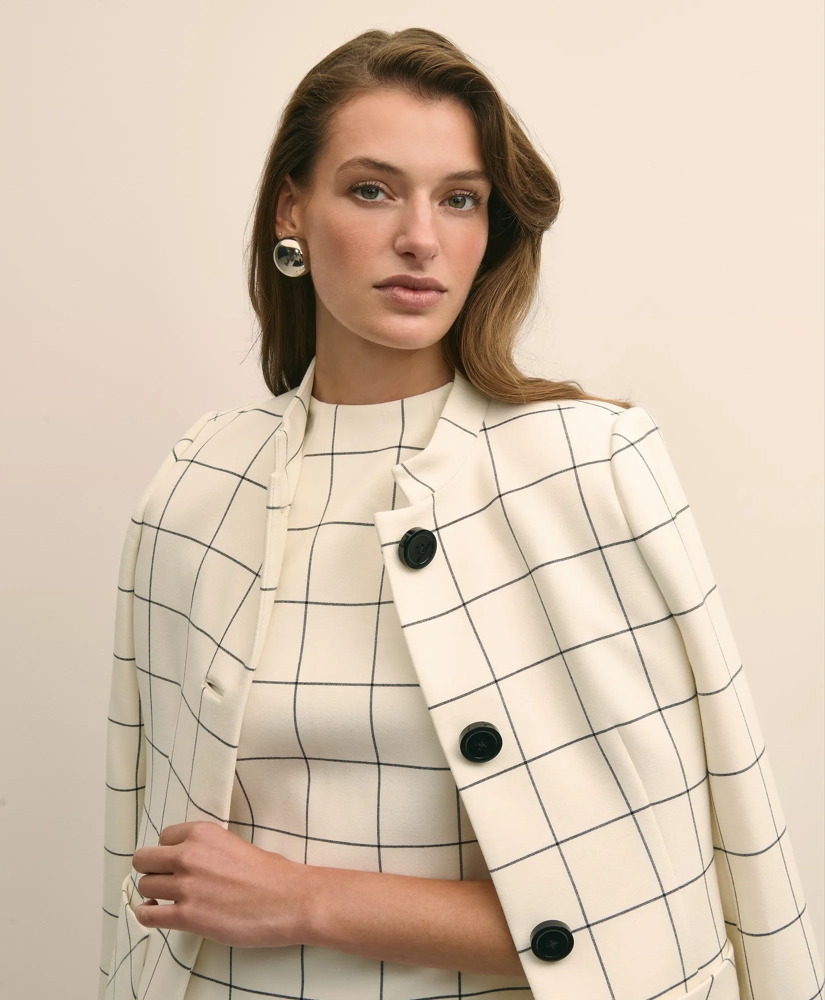 Windowpane Jacket & Dress Set, image 3