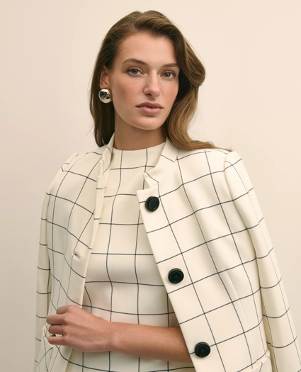 Windowpane Jacket & Dress Set, image 3