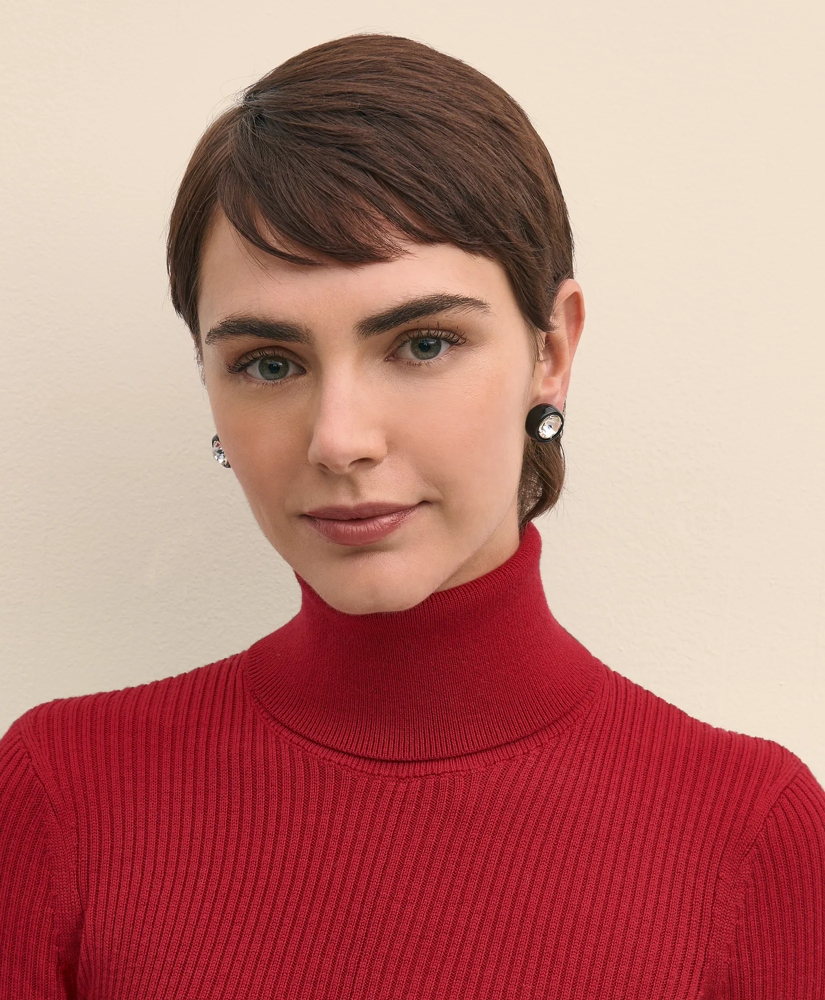 Merino Wool Turtleneck Dress, image 3