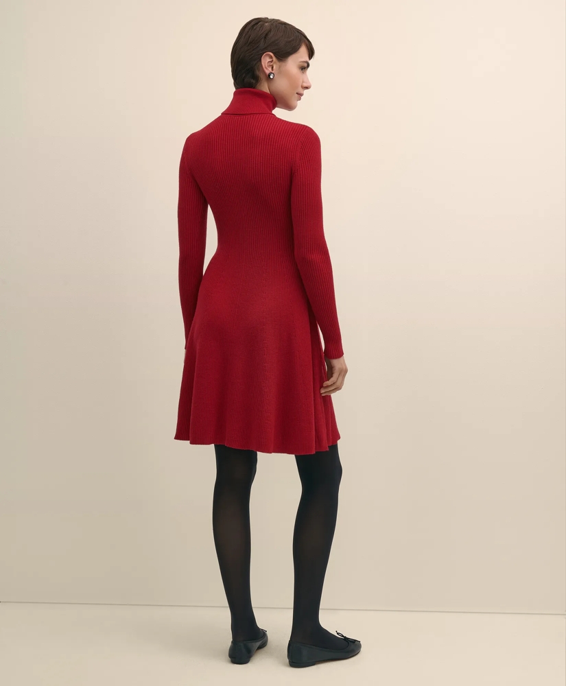 Merino Wool Turtleneck Dress, image 4