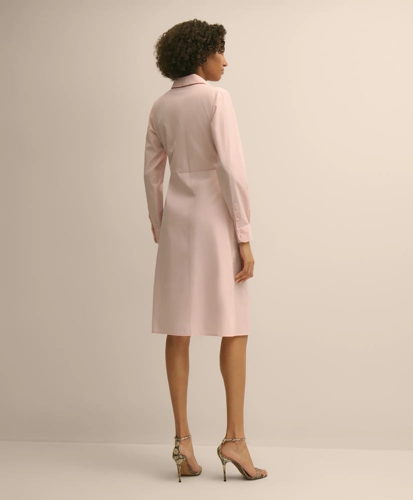 Supima&reg; Cotton Tie-Waist Shirt Dress, image 4