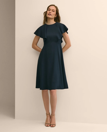 Flutter-Sleeve Dress, image 1