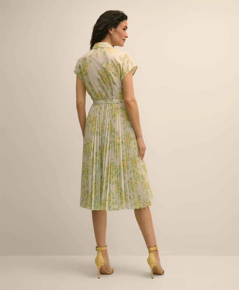 Floral A-Line Belted Shirt Dress, image 4