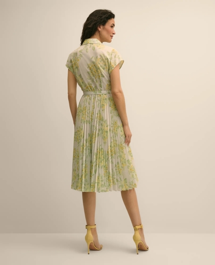 Floral A-Line Belted Shirt Dress, image 4