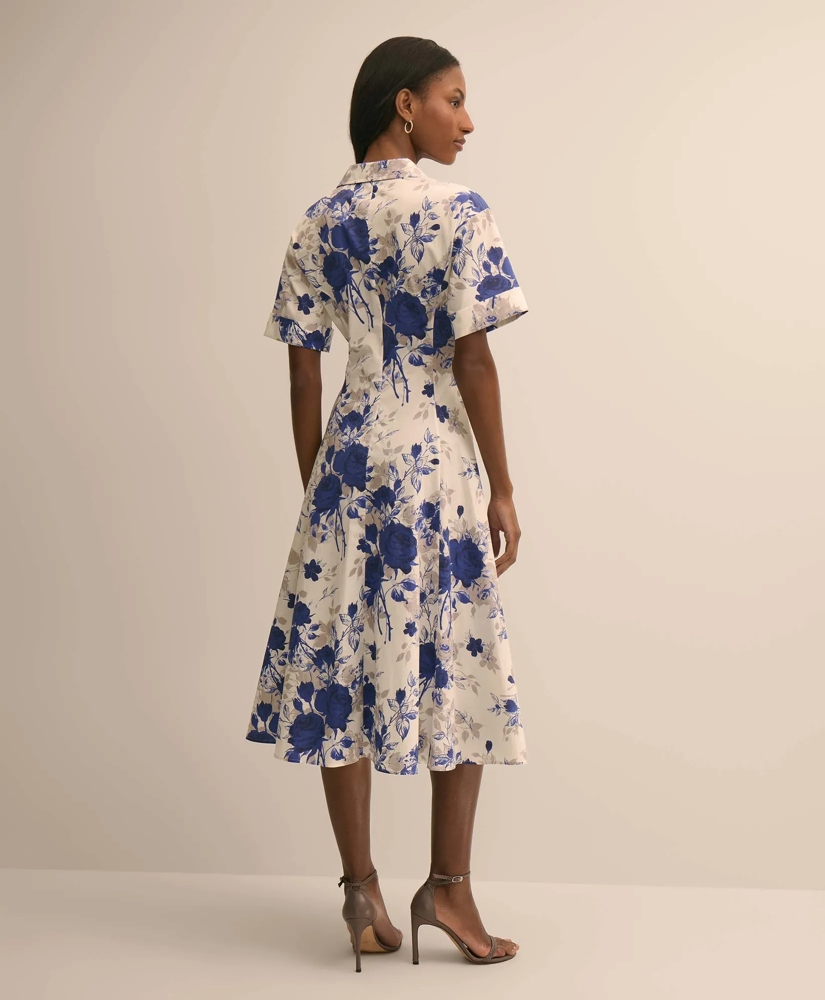 Cotton Floral Shirtdress, image 5