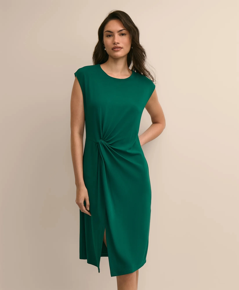 Knot-Waist Sheath Dress, image 2