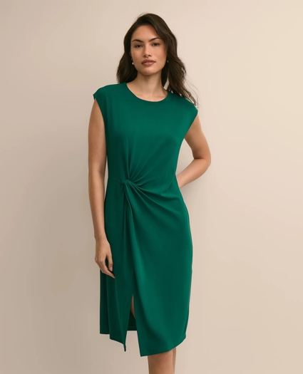 Knot-Waist Sheath Dress, image 2