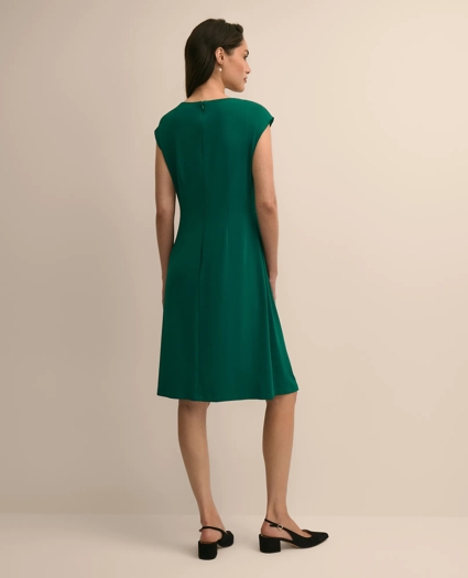 Knot-Waist Sheath Dress, image 4