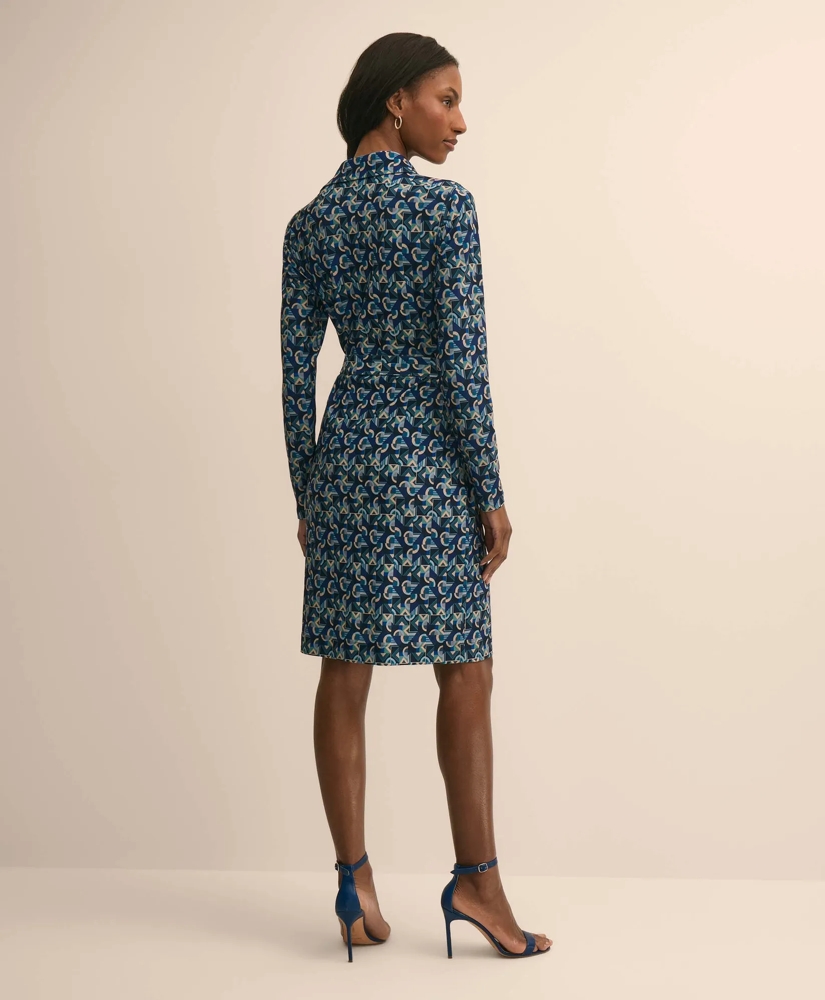 Jersey Belted Shirtdress, image 4
