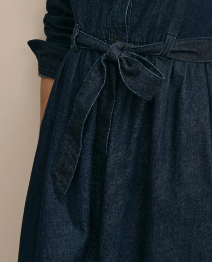 Cotton Denim Shirt Dress, image 5
