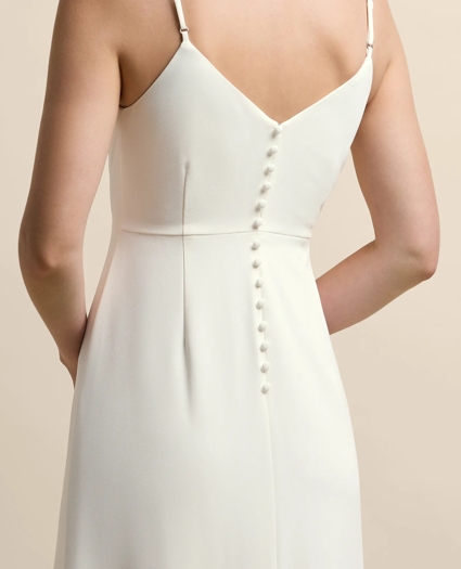 V-Neck Spaghetti Strap Gown, image 4