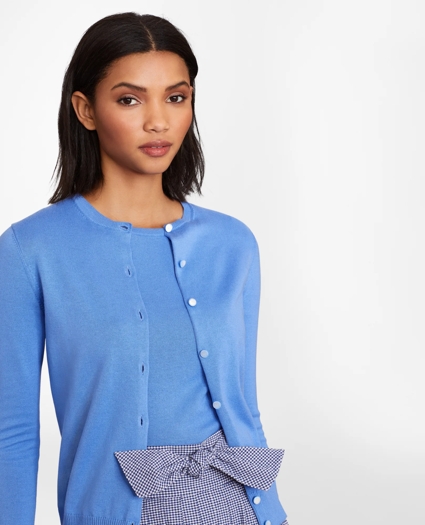 Lightweight Supima&reg; Cotton Cardigan, image 1