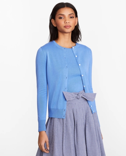 Lightweight Supima&reg; Cotton Cardigan, image 3