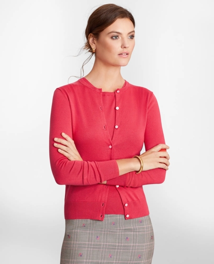 Lightweight Supima&reg; Cotton Cardigan, image 1