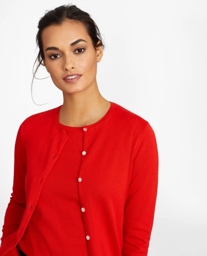 Lightweight Supima&reg; Cotton Cardigan, image 1