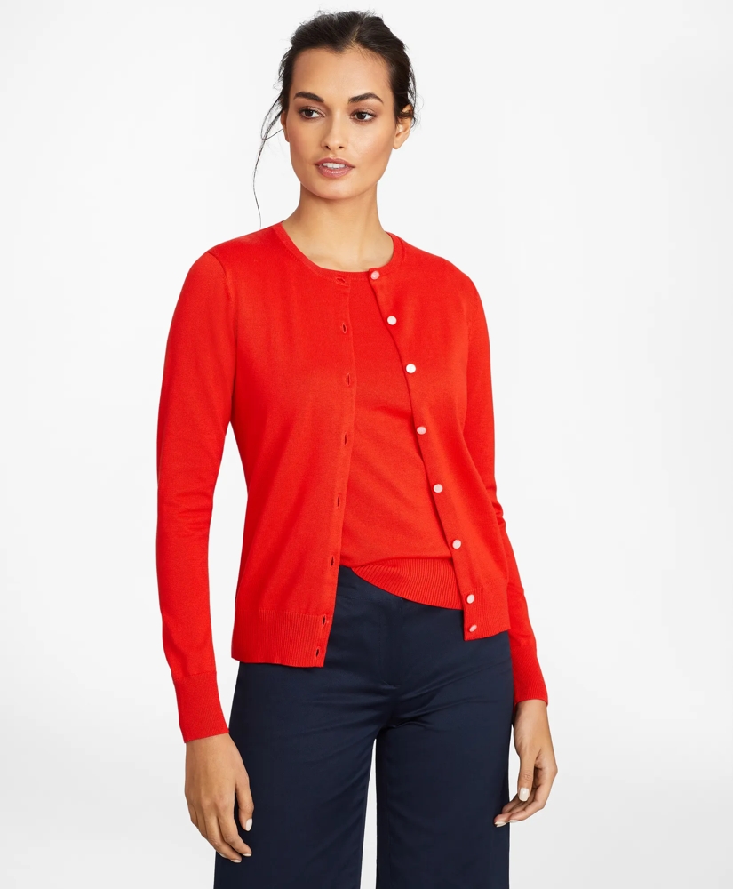 Lightweight Supima&reg; Cotton Cardigan, image 3
