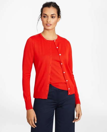 Lightweight Supima&reg; Cotton Cardigan, image 3