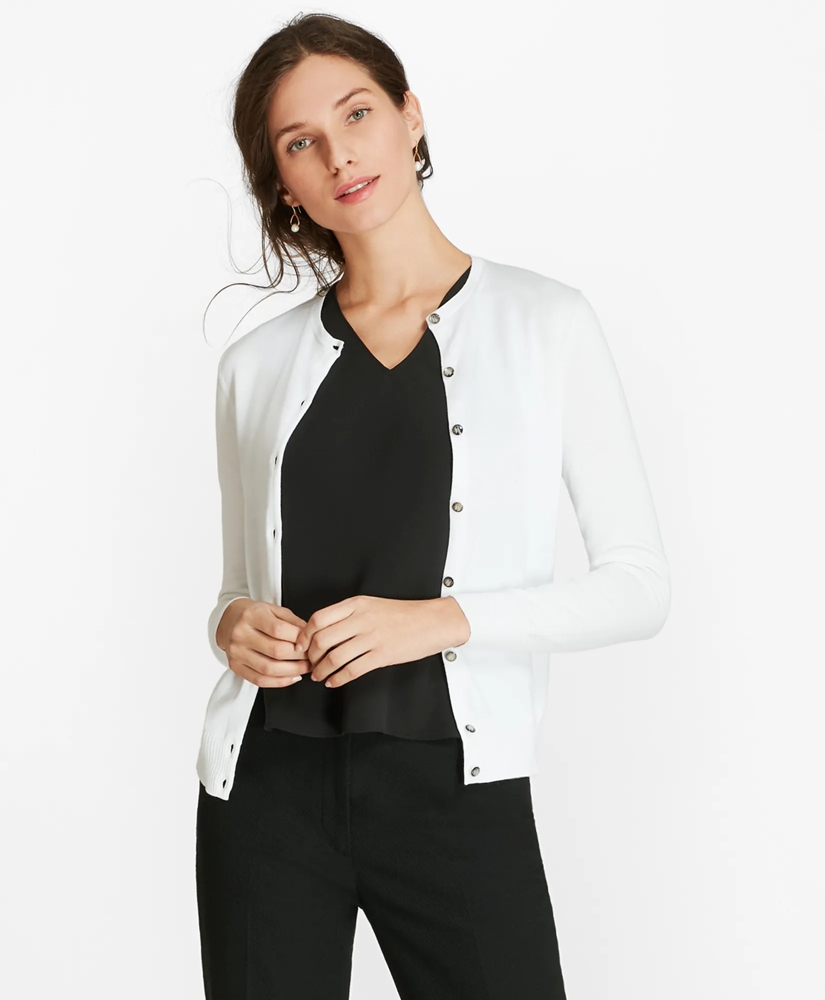 Lightweight Supima&reg; Cotton Cardigan, image 2