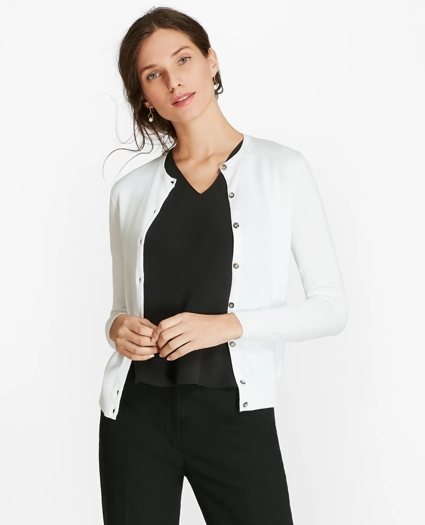 Lightweight Supima&reg; Cotton Cardigan, image 2