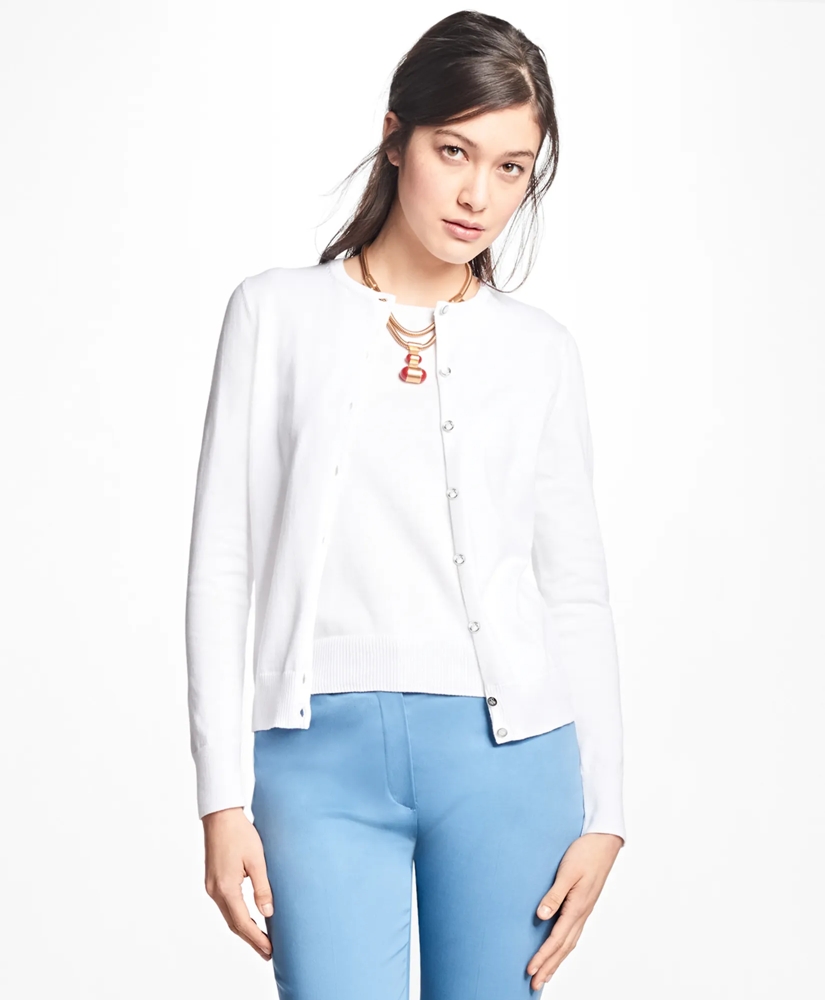 Lightweight Supima&reg; Cotton Cardigan, image 5