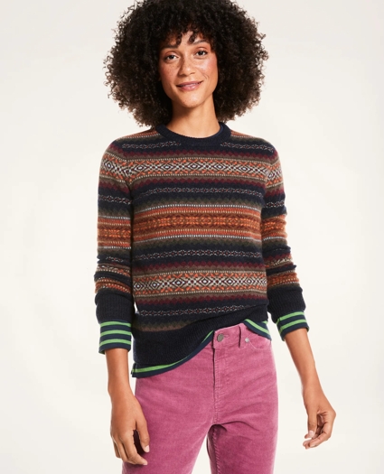Fair Isle English Lambswool Sweater, image 1