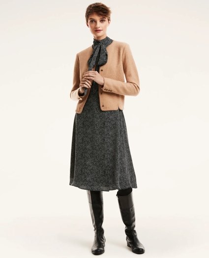 Boiled Merino Piped Cardigan, image 2