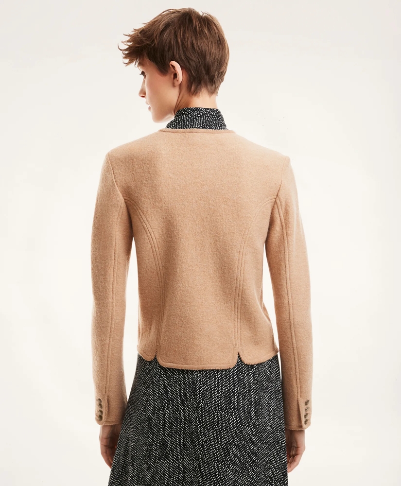 Boiled Merino Piped Cardigan, image 3
